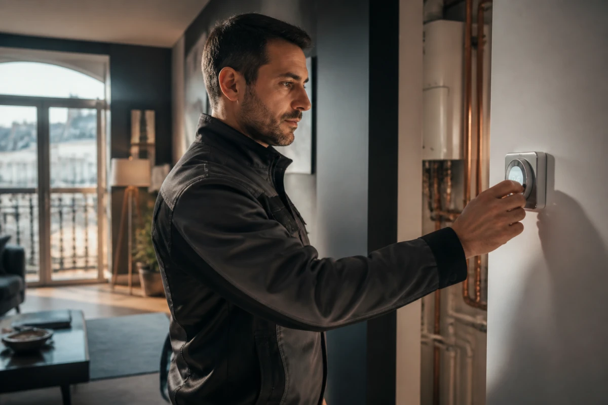 Installation thermostat d'ambiance Paris 11