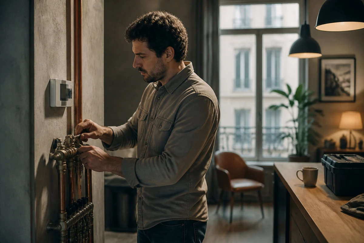 Installation thermostat d'ambiance Paris 18