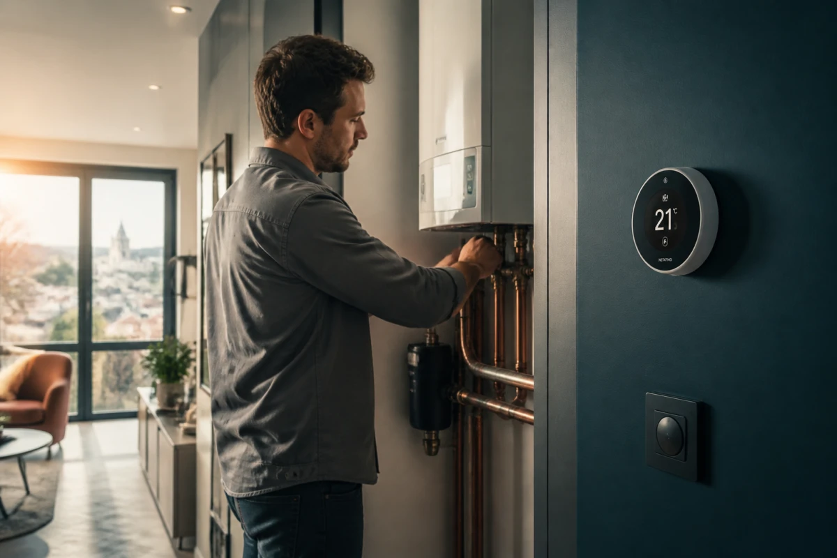 Installation thermostat d'ambiance Paris 5