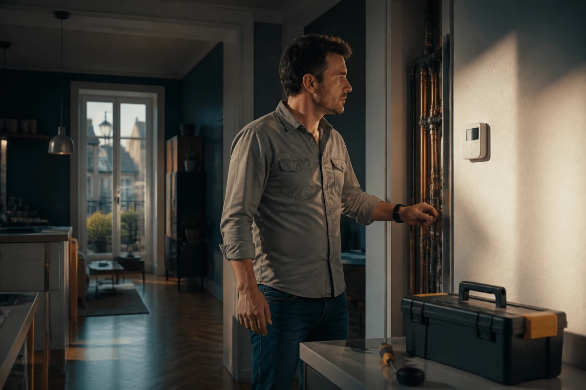 Installation thermostat d'ambiance Paris 8