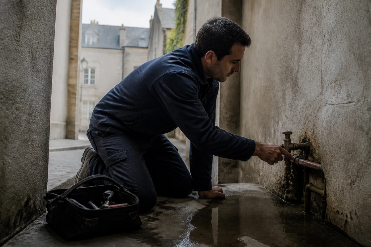 Recherche de fuite d'eau Paris