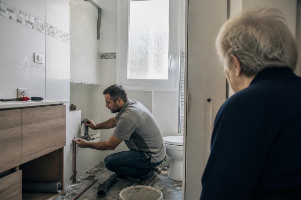 Rénovation salle de bain senior Argenteuil